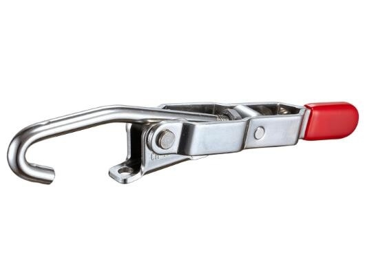 170kg J Hook Stainless Steel Toggle Clamp For Test Jigs