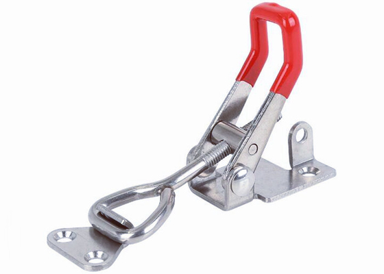 ISO9001 SUS304 300kg Latch Type Toggle Clamp With Lock