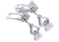 ISO9001 SUS304 300kg Latch Type Toggle Clamp With Lock